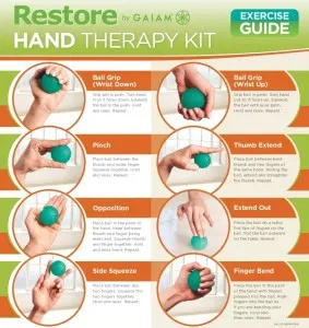 gaiam therapy stressball