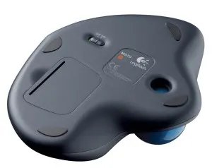logitech trackball underneath