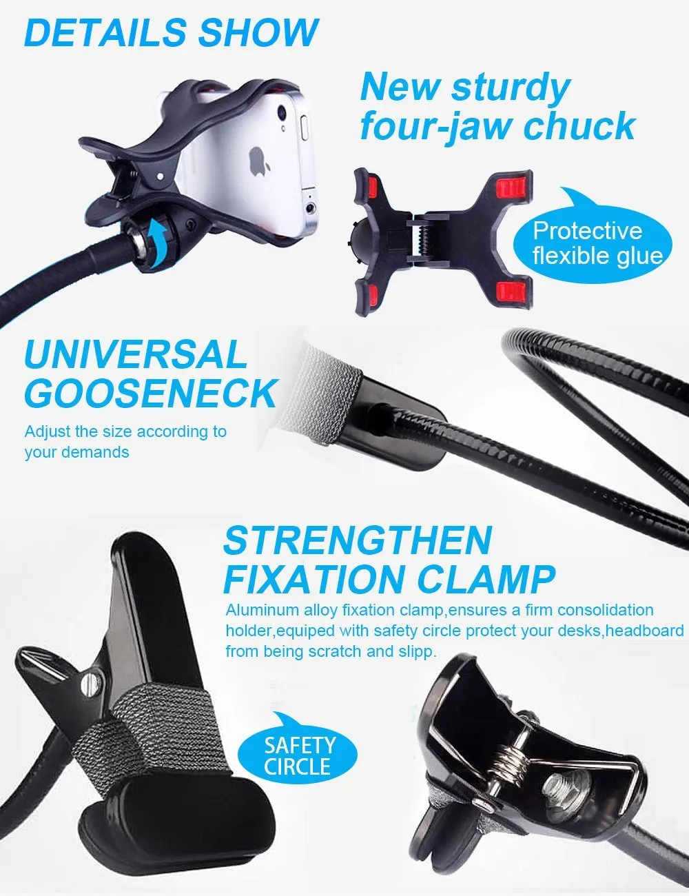 bestek gooseneck clamp details